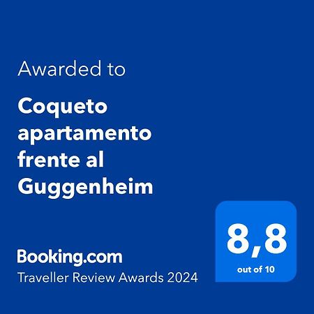 Coqueto Apartamento Frente Al Guggenheim Більбао Екстер'єр фото
